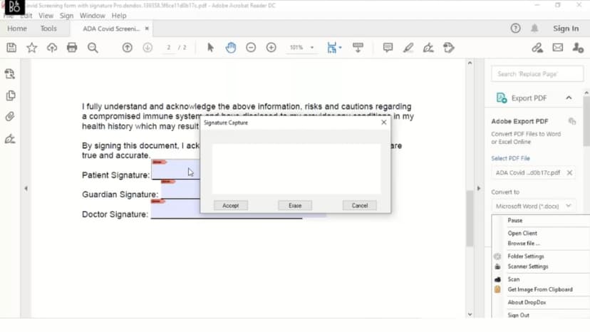 Digital Document Signing